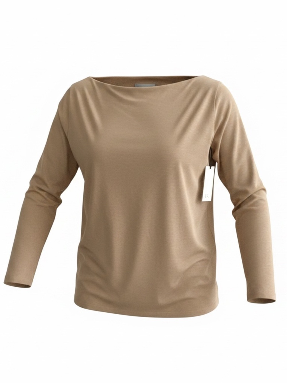 NWT Wool Camel Long Sleeve Top